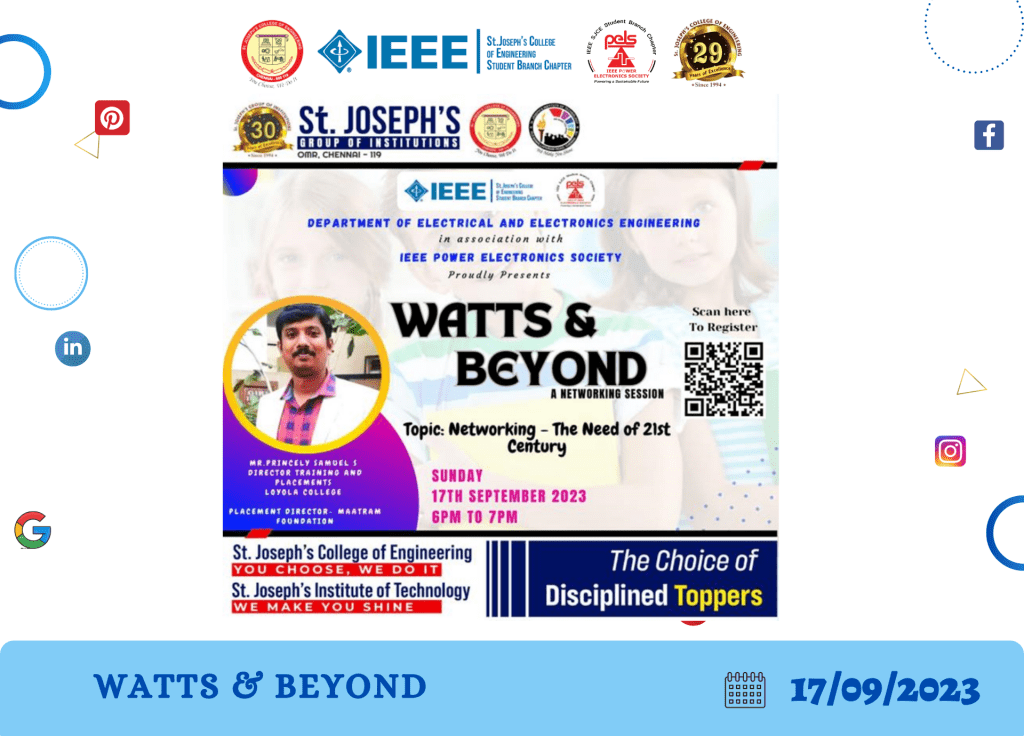 Watts and Beyond: A Networking Session
